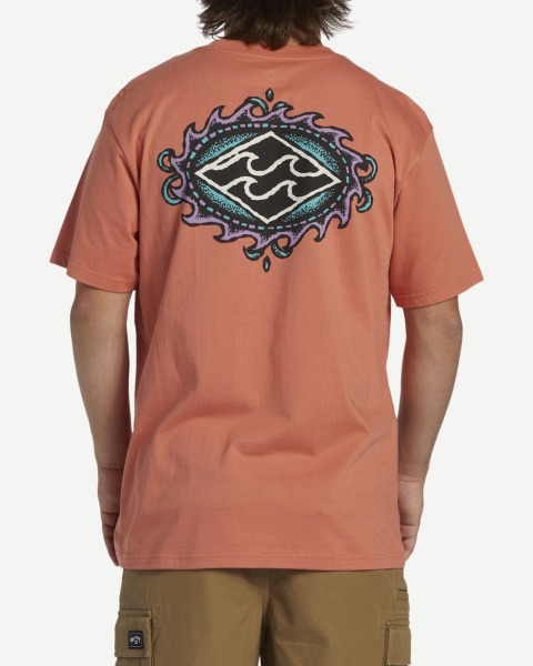 Футболка CRAYON WAVE (Мужской; XL; coral)